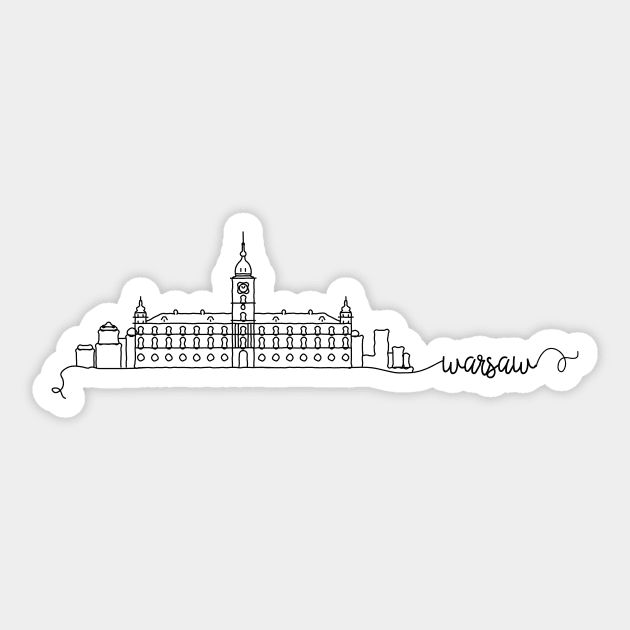 Warsaw City Signature Sticker by kursatunsal